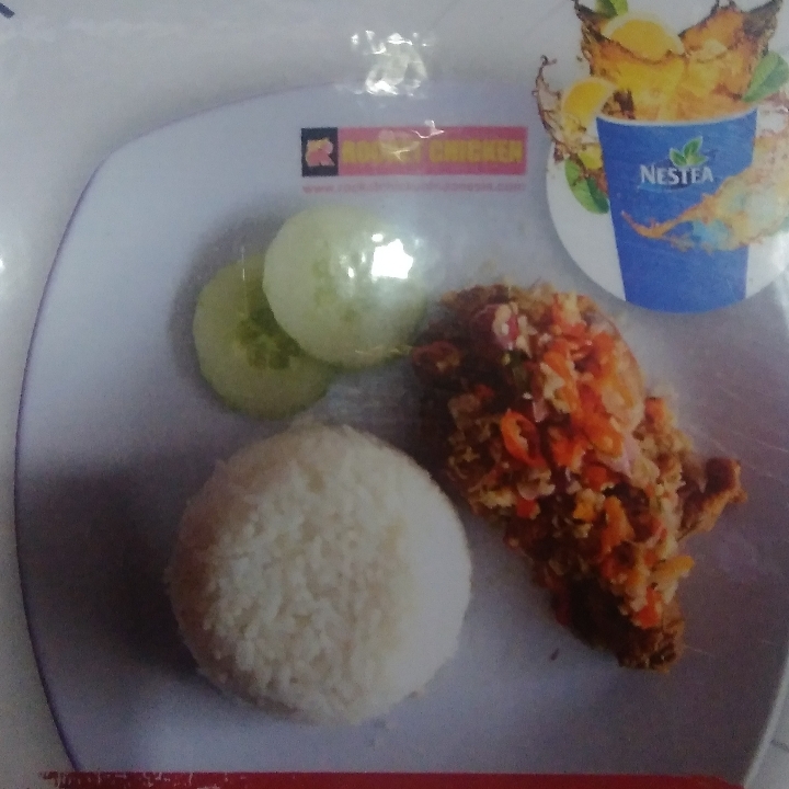 Paket Ayam Geprek Sambal Matah