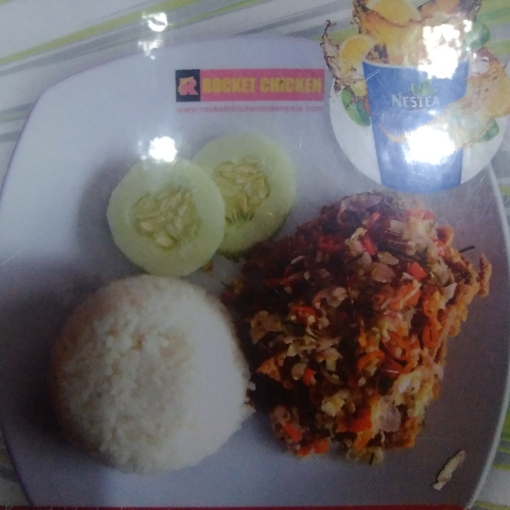 Paket Ayam Geprek Sambal Matah