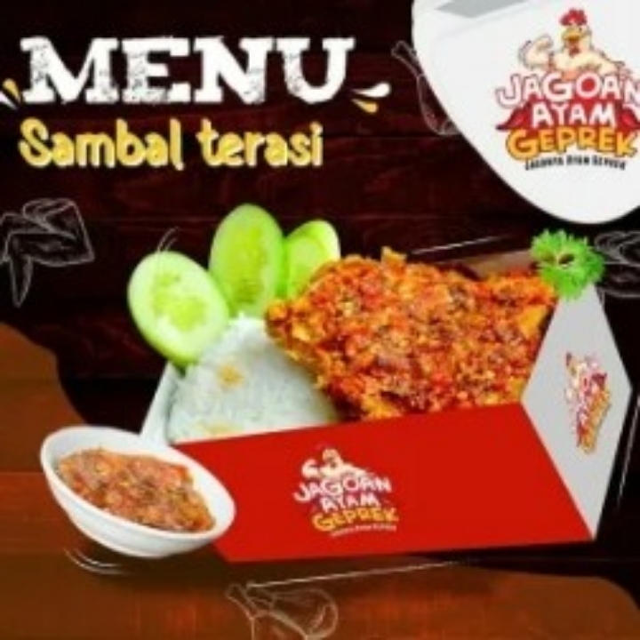 Nasi Ayam Geprek Sambal Terasi