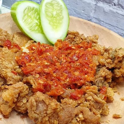 Ayam Geprek Sambel Merah