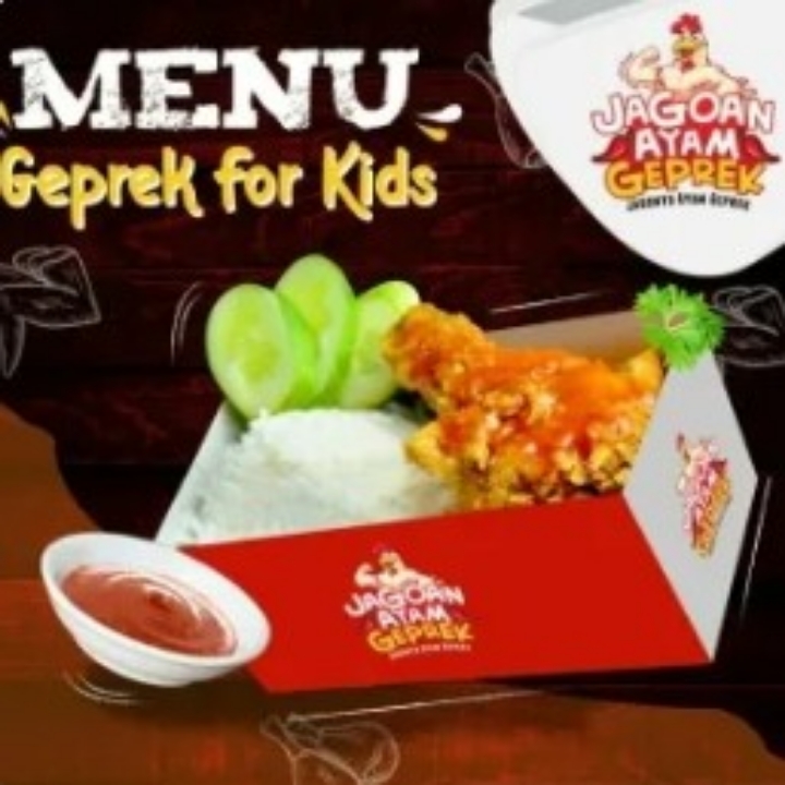 Nasi Ayam Geprek Saos For Kids