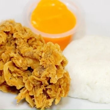 Ayam Geprek Saus Keju