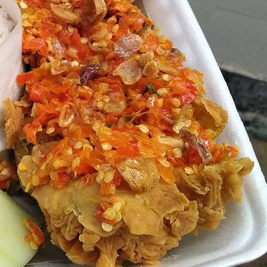 Ayam Geprek Tanpa Nasi