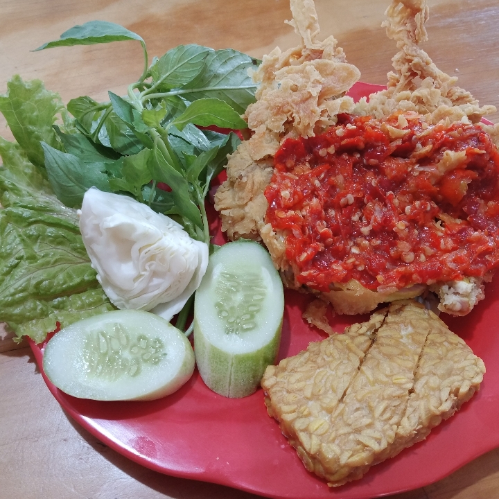 Ayam Geprek Tanpa Nasi