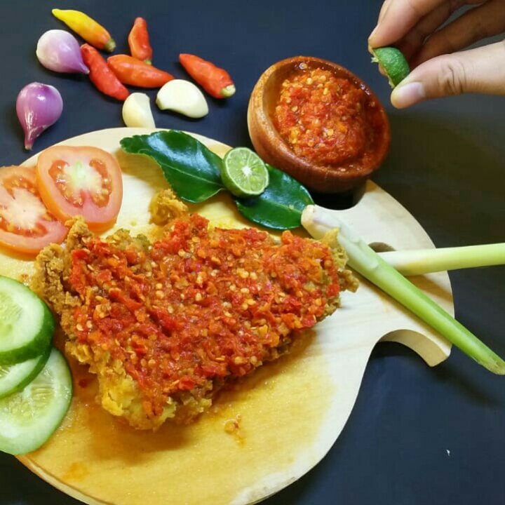 Ayam Geprek sambel Terasi