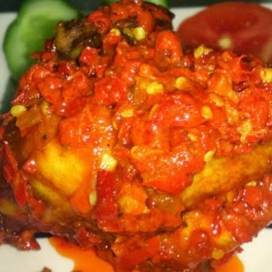 Ayam Gepuk Balado Nanas