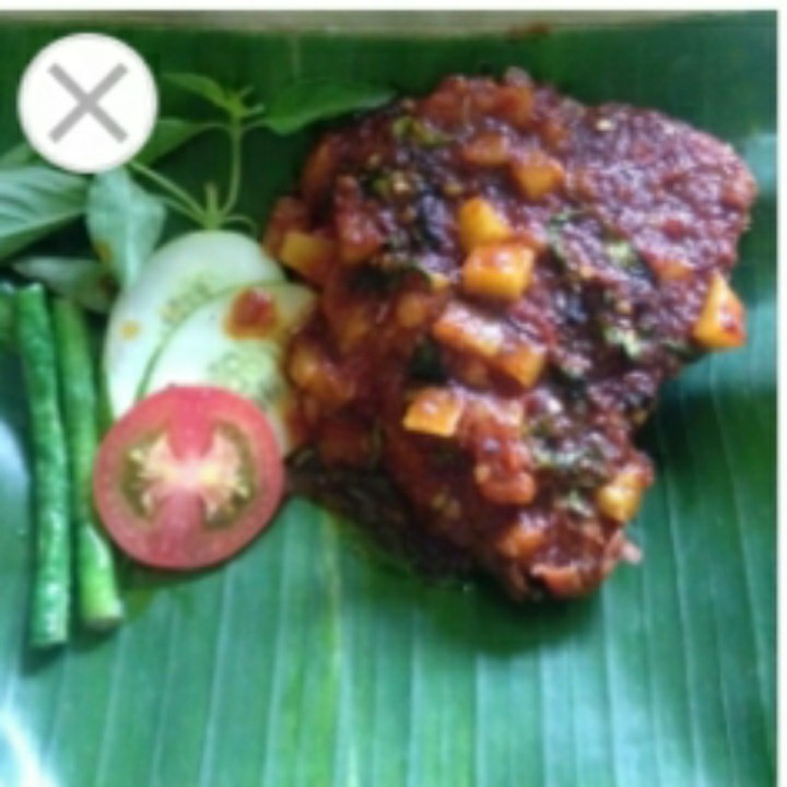 Ayam Gepuk Kemangi Sambal Nanas