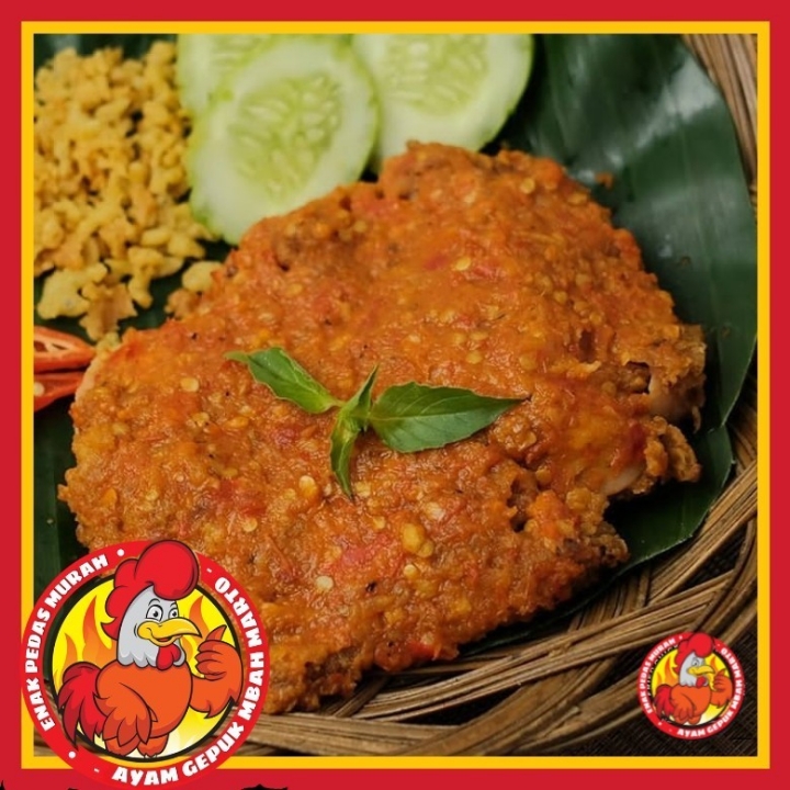 Ayam Gepuk Sambal Pete