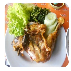 Ayam Goreng Lalapan Paha