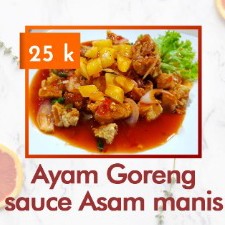 Ayam Goreng Sauce Asam Manis