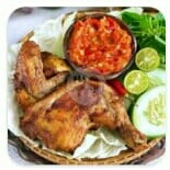 Ayam Goreng Setengah Ekor