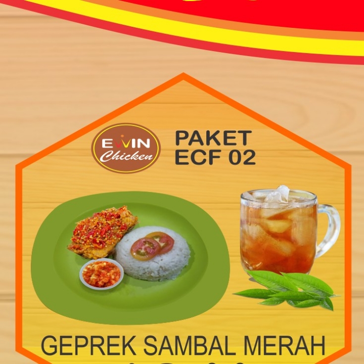 Ayam Geprek Sambal Merah