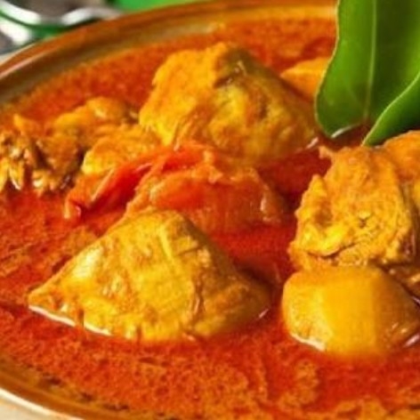 Ayam Gulai dan Nasi