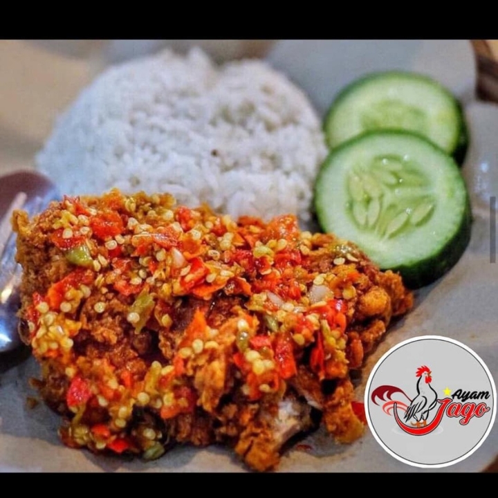 Ayam Jago Pakai Nasi