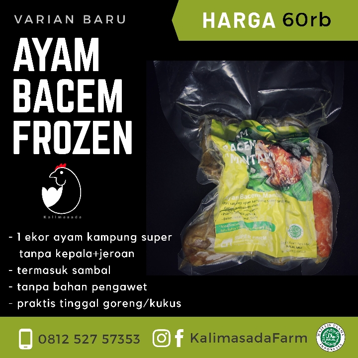 Ayam Kampung Bacem Frozen