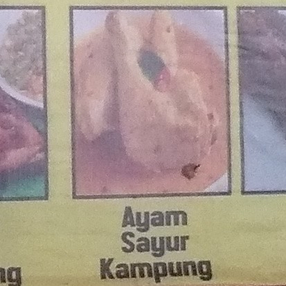 Ayam Kampung dan Nasi