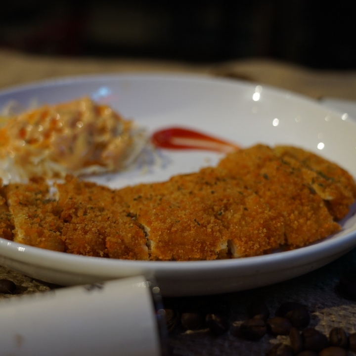 Ayam Katsu plus Nasi