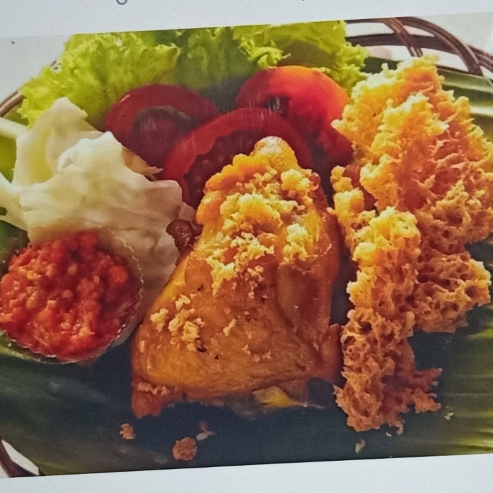 Ayam Kremes Geprek Tanpa Nasi