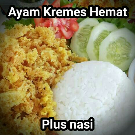 Ayam Kremes Hemat Plus Nasi