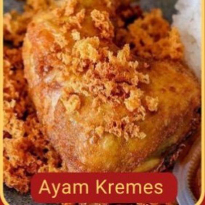 Ayam Kremes Plus Nasi