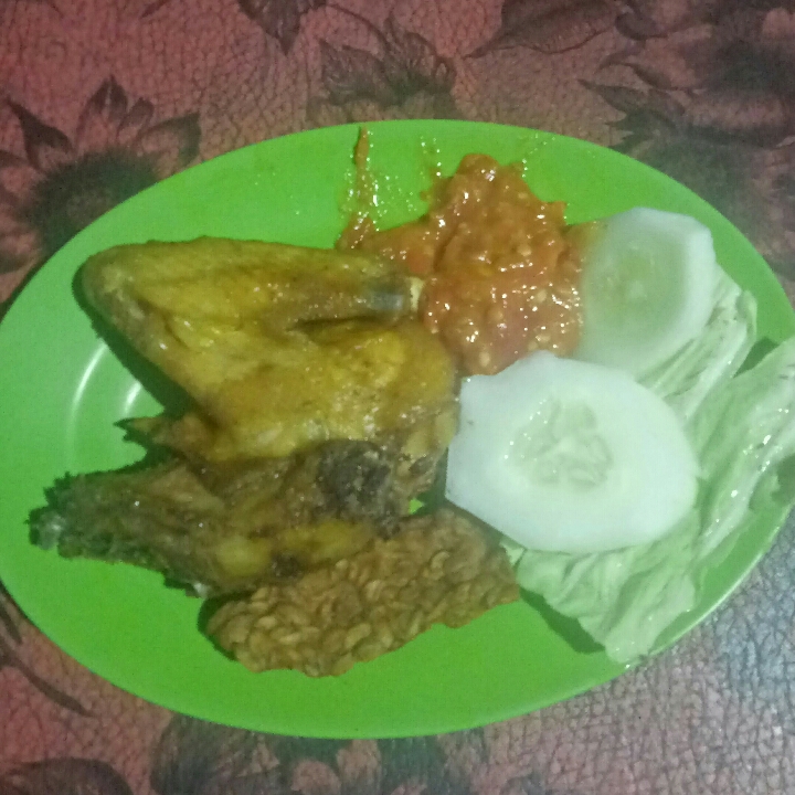 Ayam Lalapan Tanpa Nasi