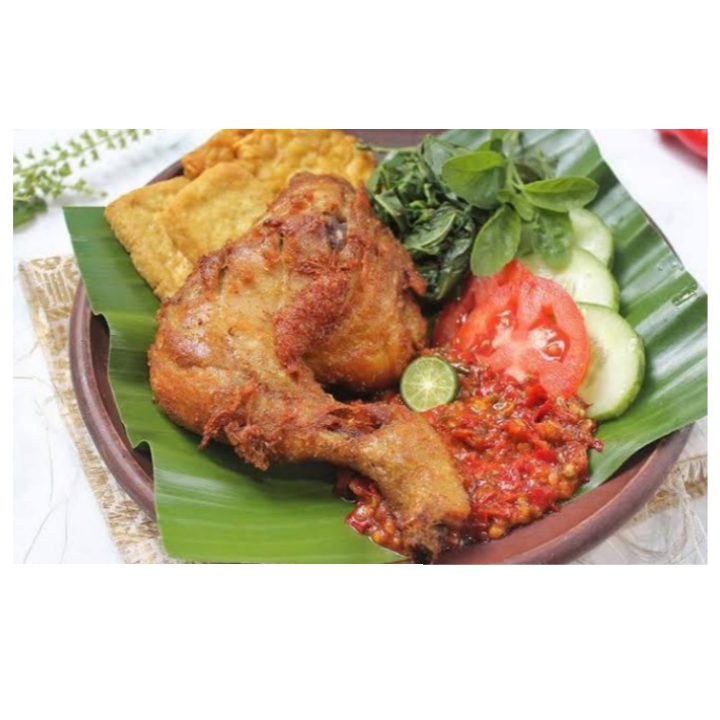 Ayam Penyet Tanpa Nasi