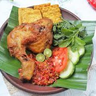 Ayam Penyet Plus Nasi