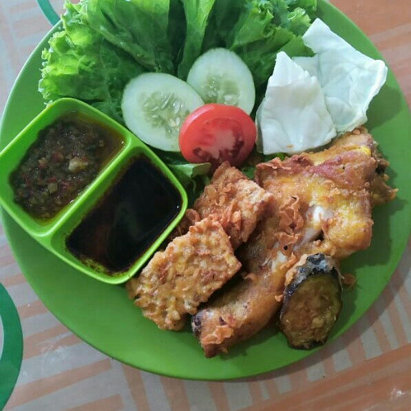 Ayam Penyet Tanpa Nasi