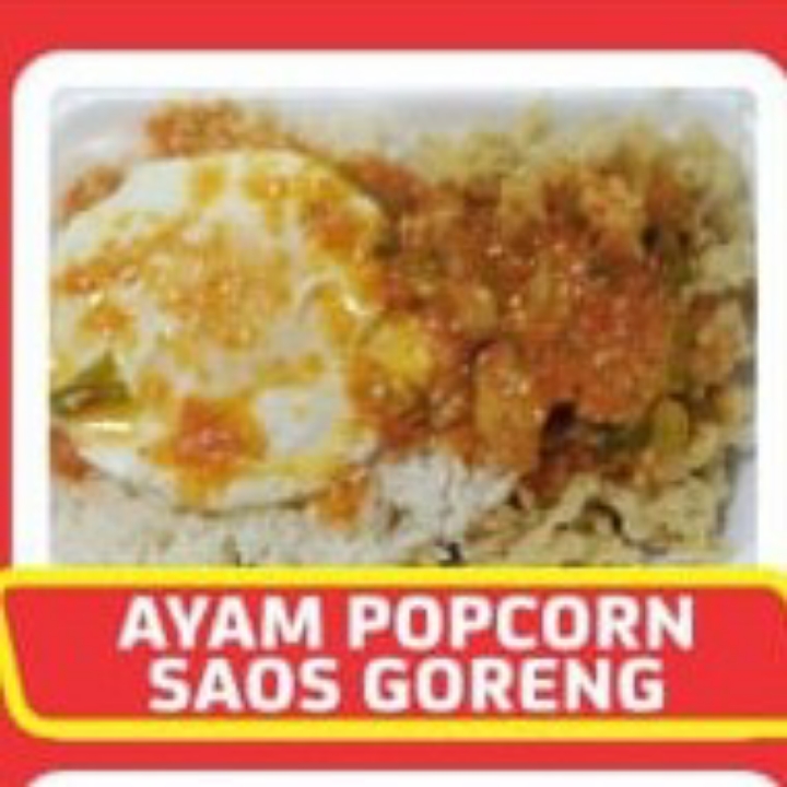 Ayam Popcorn Saos Goreng Pedas