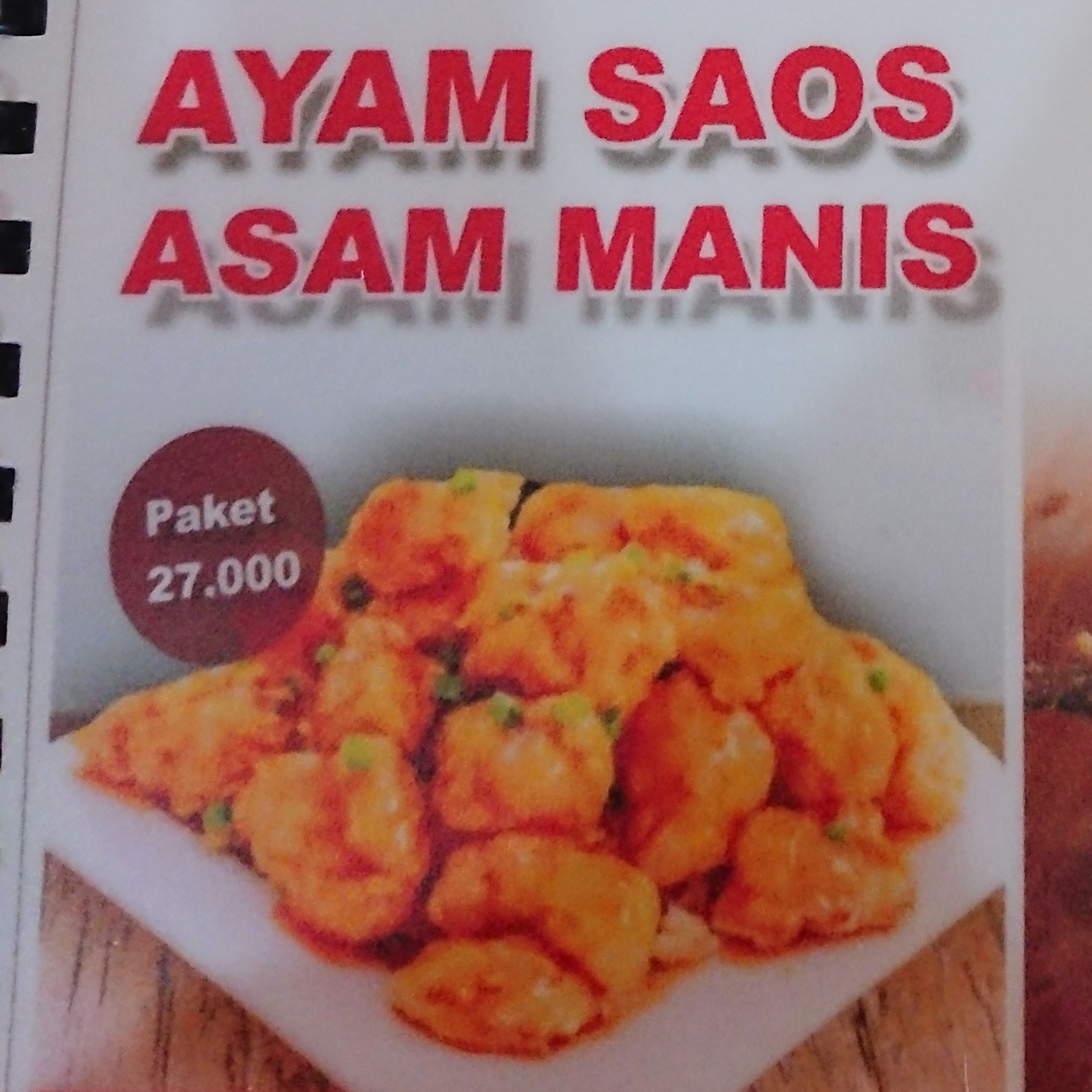 Ayam Saus Asam Manis