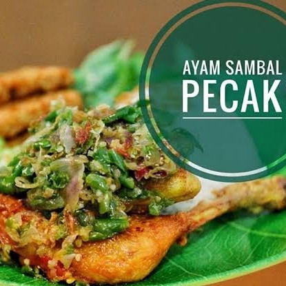 Ayam pecak dan nasi