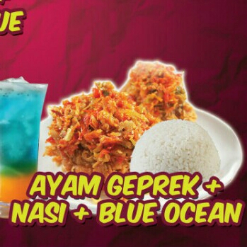 Ayan Geprek Nasi Lemon Tea