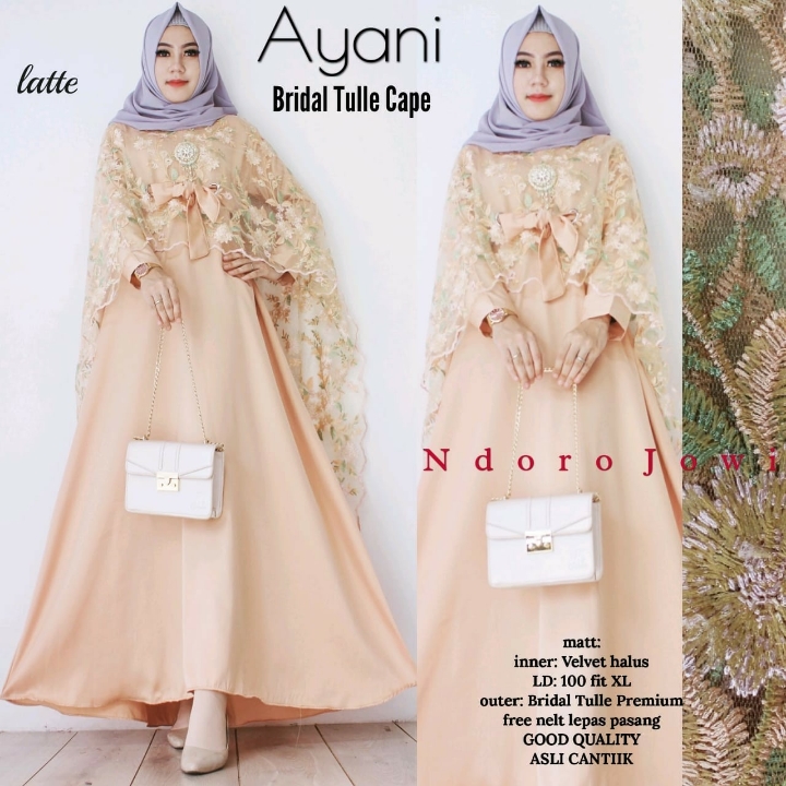 Ayani Bridal Tule Cape