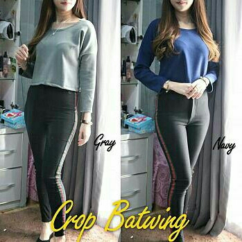 B CROP KNIT BATWING GIL