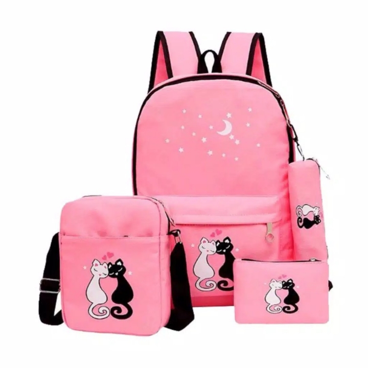 BACKPACK FASHION MIAW TANPA GANTUNGAN 3