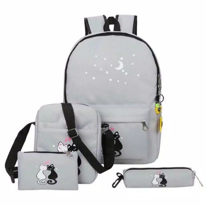 BACKPACK FASHION MIAW TANPA GANTUNGAN 4