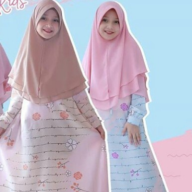 BAJU GAMIS SYAREE UK 3-5-7-10-12 MERK FAIRA PER UNIT 2