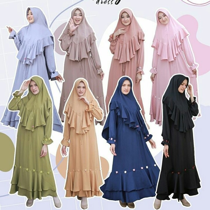 BAJU GAMIS SYAREE MERK GREISY PER UNIT 2