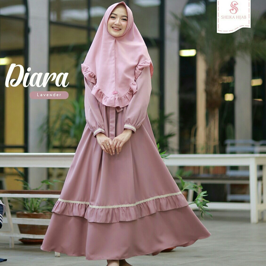 BAJU GAMIS SYAREE MERK DIARA PER UNIT 3