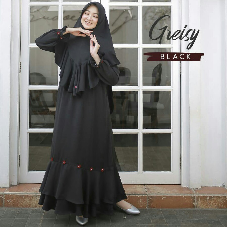 BAJU GAMIS SYAREE MERK GREISY PER UNIT 3