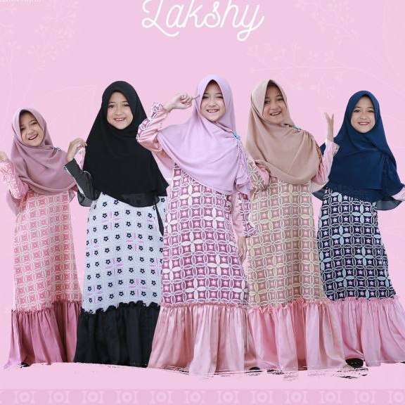 BAJU GAMIS SYAREE UK 7  10 MERK LAKSHY PER UNIT