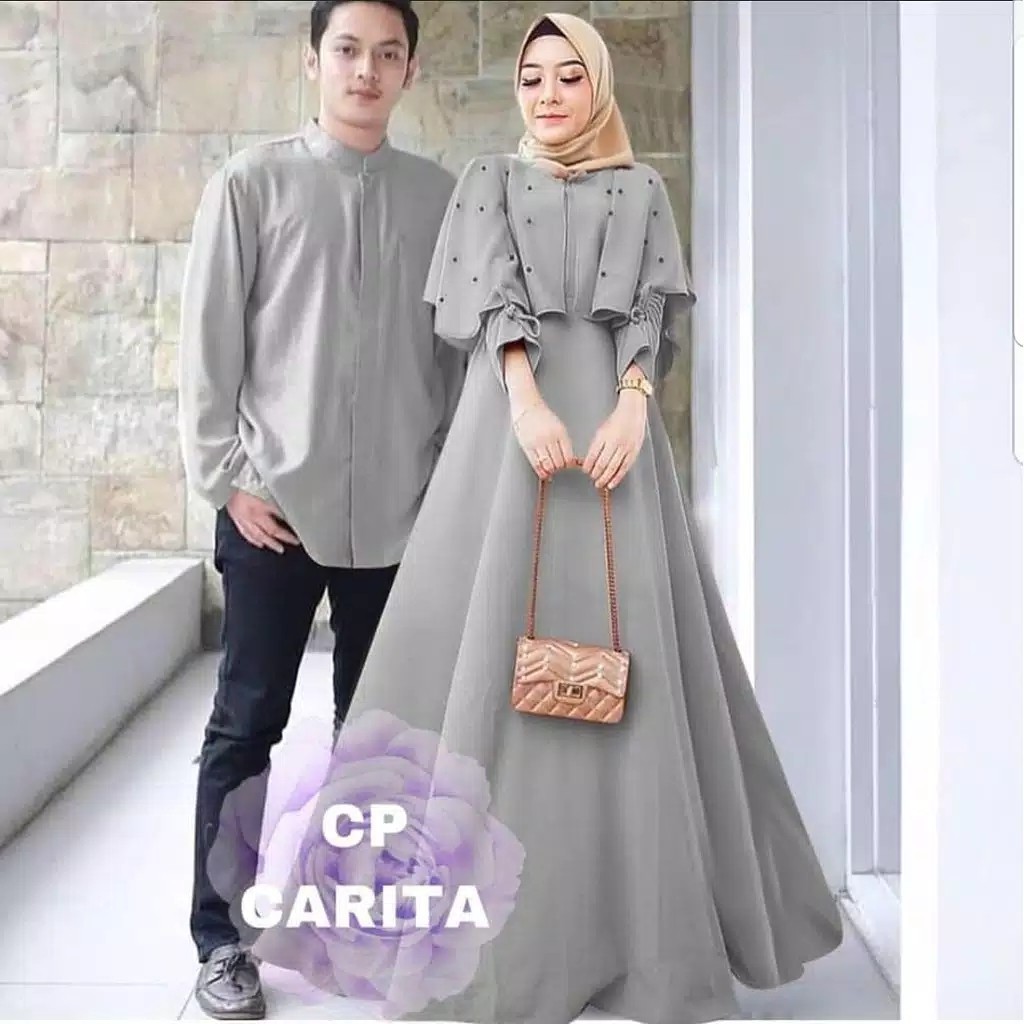 BAJU PASANGAN COUPLE MUSLIM CP CARITA TERMURAH 3