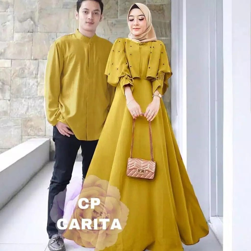 BAJU PASANGAN COUPLE MUSLIM CP CARITA TERMURAH 4