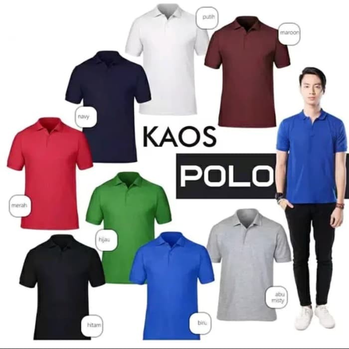 BAJU T-SHERT POLO POLOS MERK POLO SHIRT PER UNIT