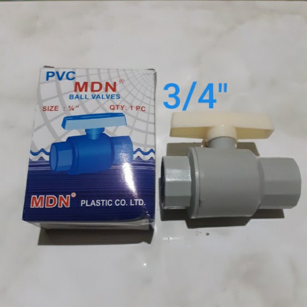 BALL VALVE PVC MDN