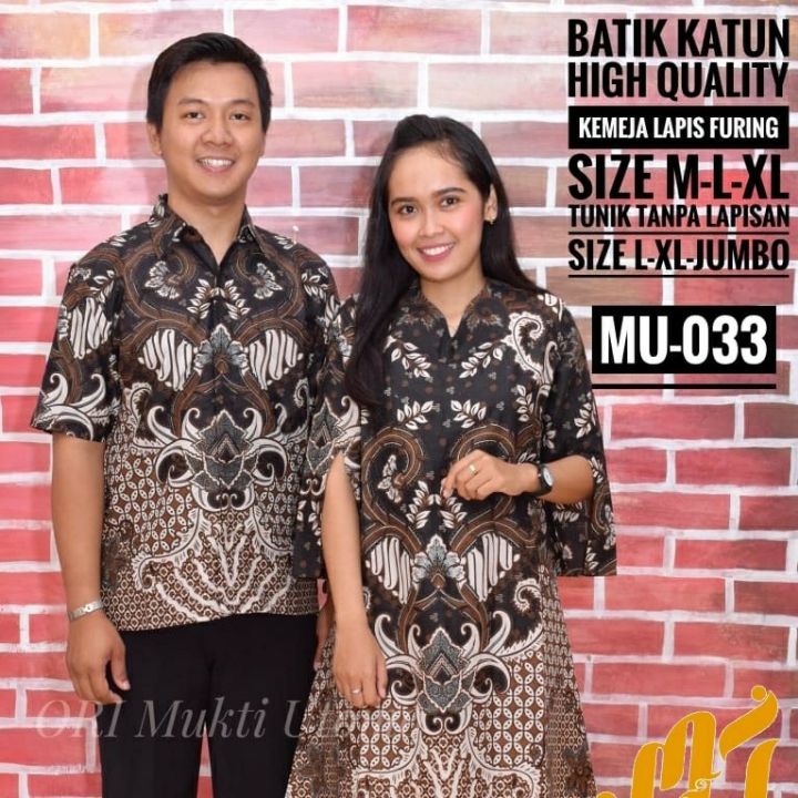 BATIK COUPLE ORI MUKTI UTOMO - MU 033