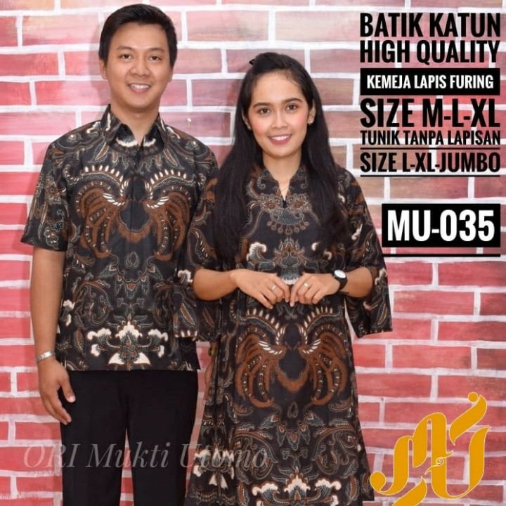 BATIK COUPLE ORI MUKTI UTOMO - MU 035