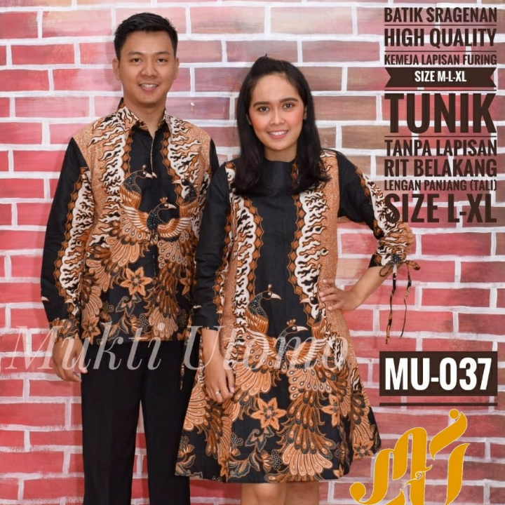 BATIK COUPLE ORI MUKTI UTOMO - MU 037