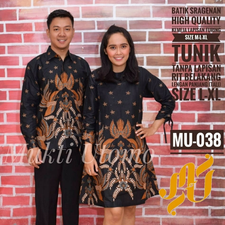 BATIK COUPLE ORI MUKTI UTOMO - MU 038