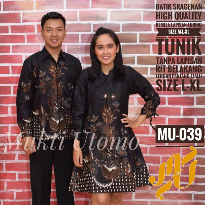 BATIK COUPLE ORI MUKTI UTOMO - MU 039